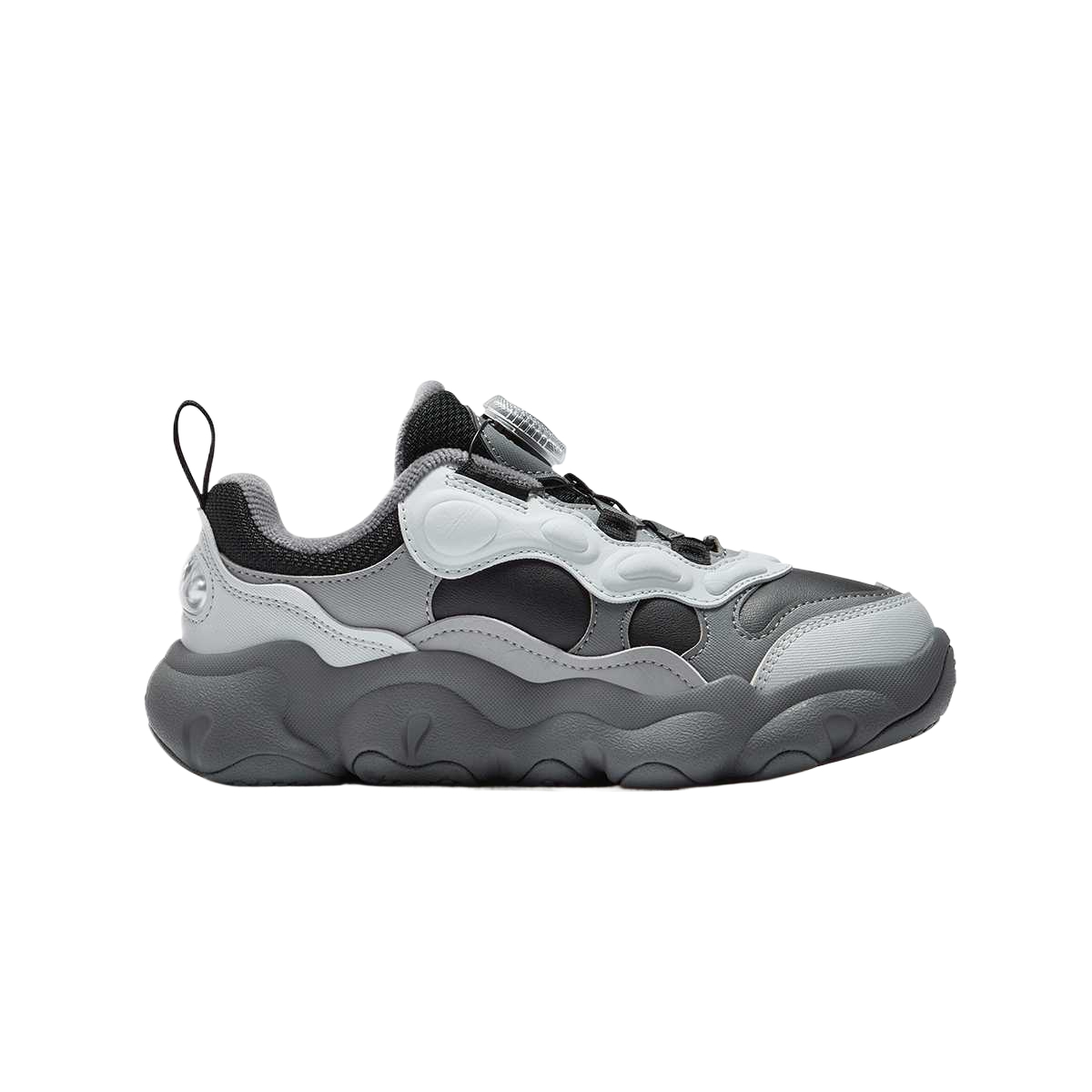 FILA KIDS Heritage FHT нескользящие детские баскетбольные кроссовки gray black для подростков — фото 3