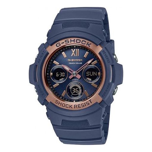 

Часы CASIO G-Shock Analog-Digital 'Blue', синий