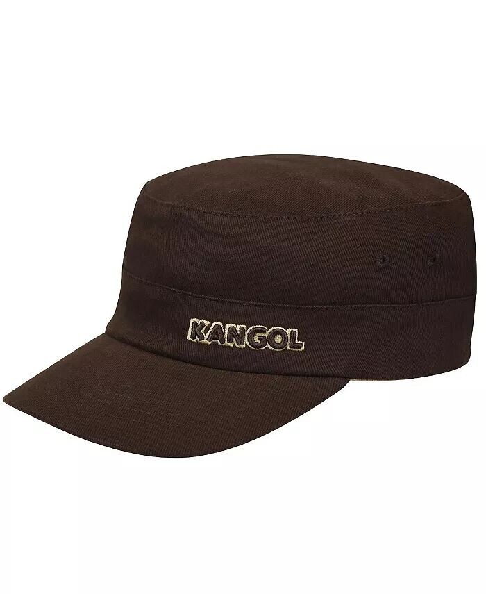 

Мужская армейская кепка из хлопкового твила Kangol, коричневый
