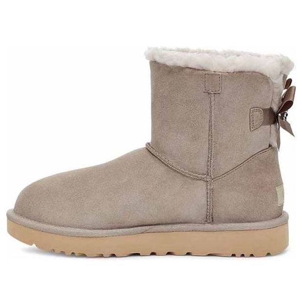 Ботинки зимние UGG WMNS Mini Bailey Brooch, серый