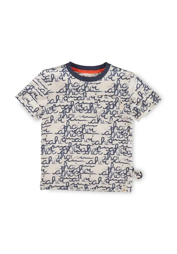 Футболка sigikid, футболка с принтом "ахои, маленький пират" Sigikid, Beige/Blau