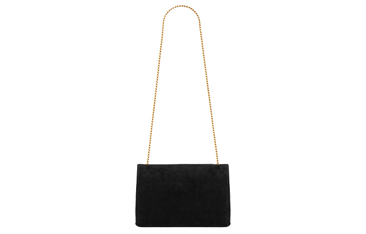 KATE Calfskin Lambskin With Suede Leather Crossbody Bag, Shoulder Bag Women's Black SAINT LAURENT, Set (Bag+Dust Bag) — фото 3