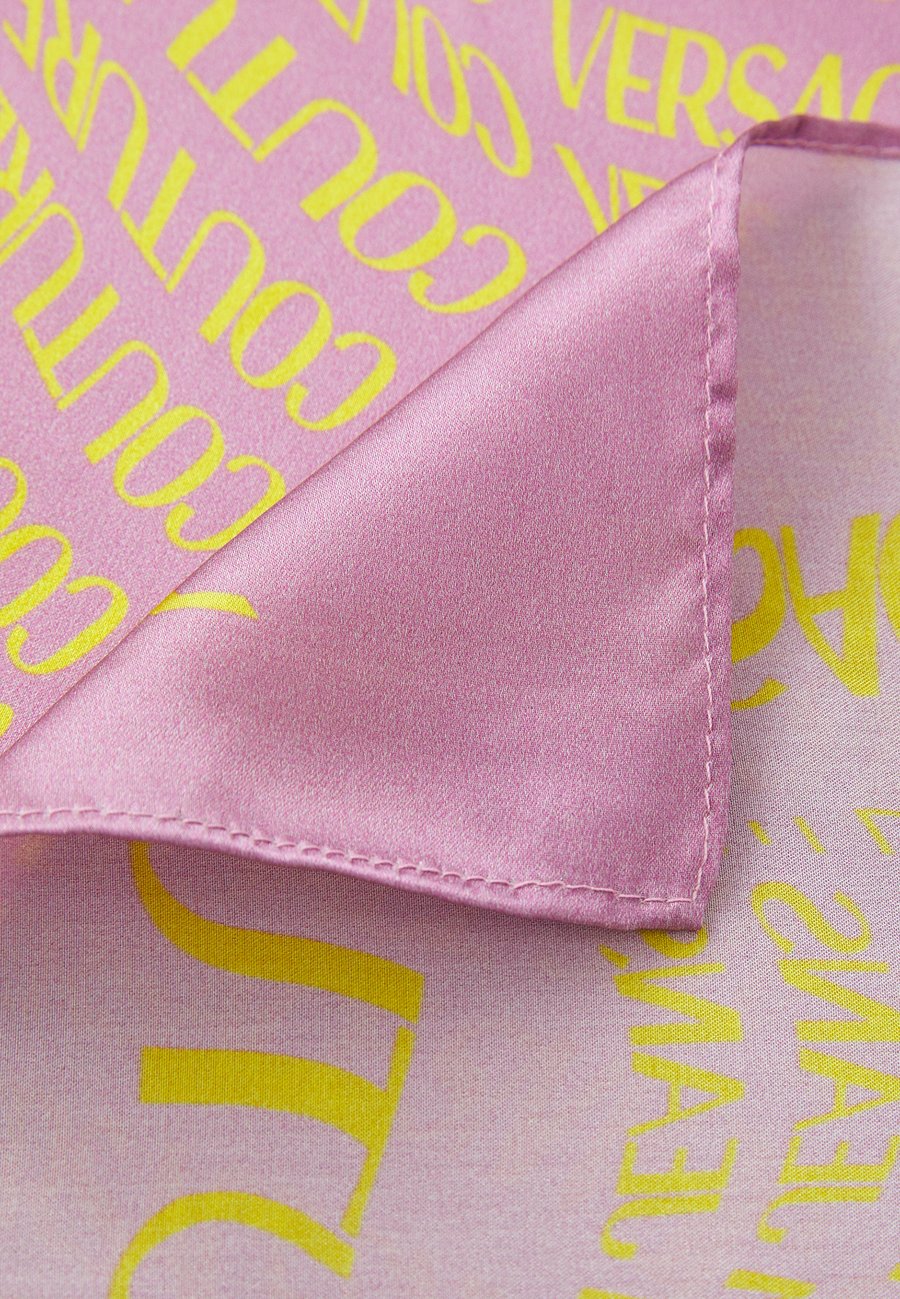 

Шарф Versace Jeans Couture FOULARD 70X70 UNISEX, Dusty Rose/Chartreuse/Pink