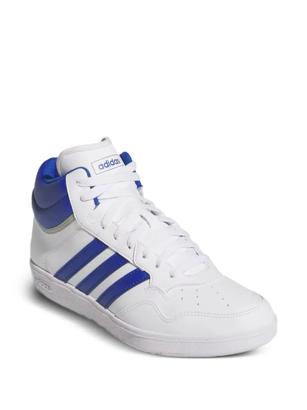Кроссовки средней высоты в полоску Adidas, белый — фото 2
