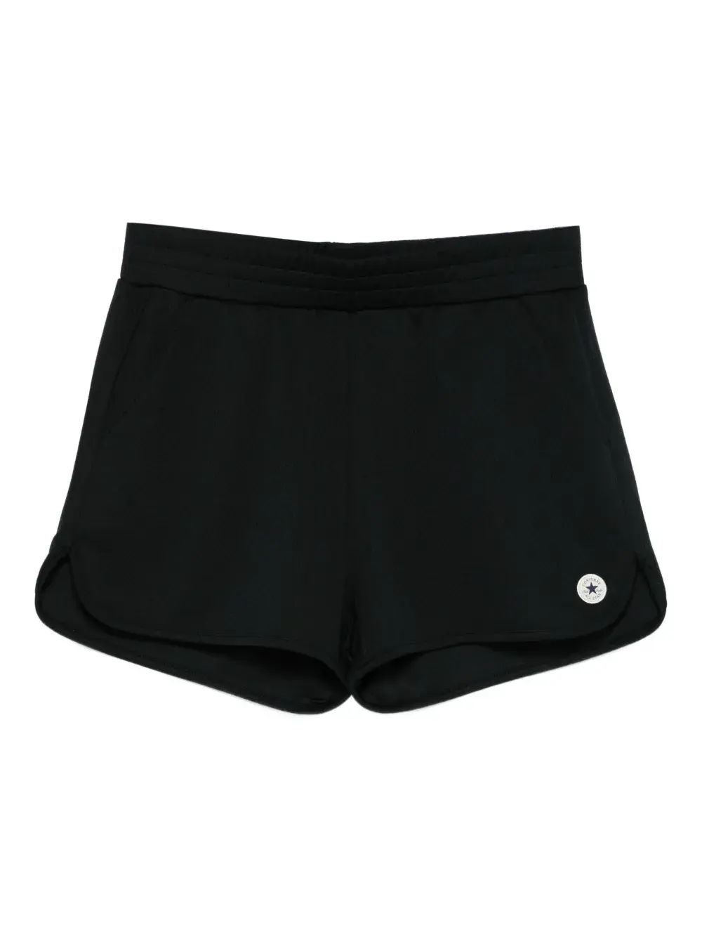 

Шорты с закругленным подолом Converse, черный