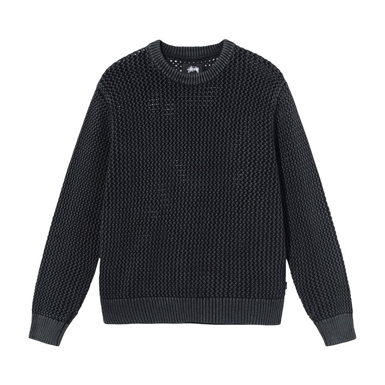 

Свитер Stussy Pigment Dyed Loose Gauge Sweater, Black