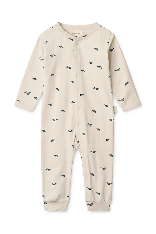 

Пижамный комбинезон для младенцев Birk Printed Pyjamas Jumpsuit Liewood, бежевый