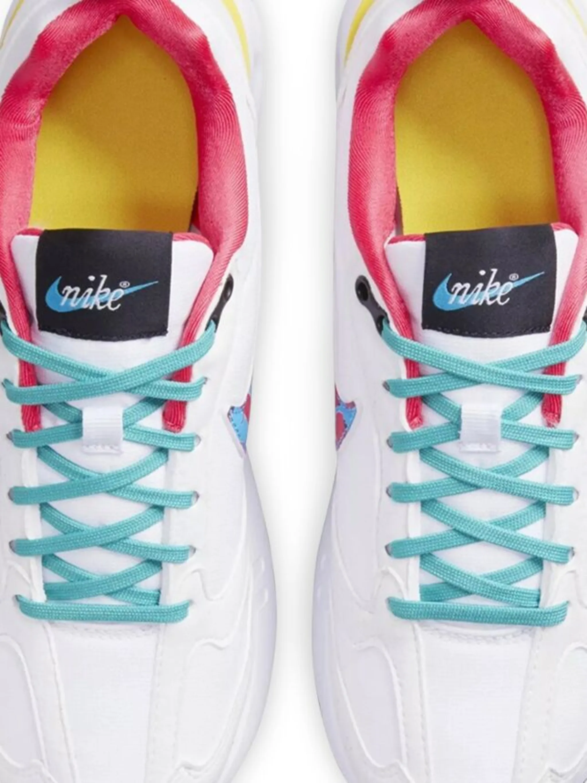 Кроссовки Air Max Dawn Floral Swoosh Nike Kids, белый — фото 2