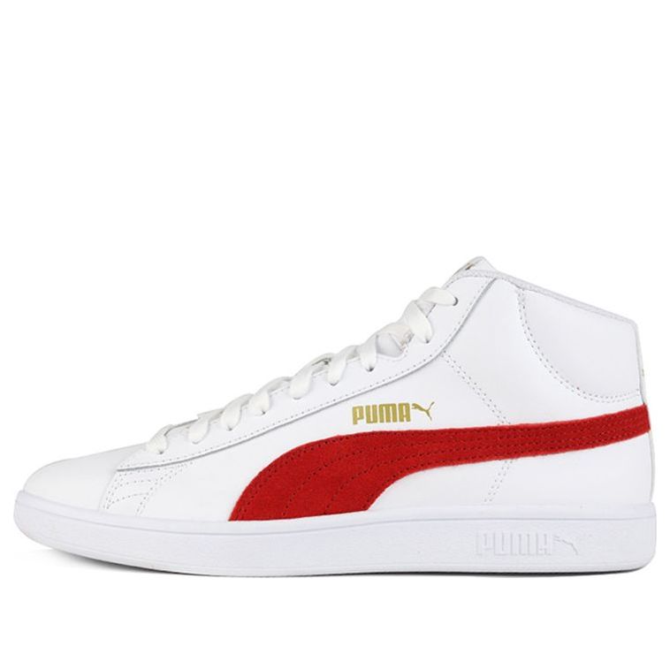 

Кеды PUMA Smash v2 Mid L 'White Red', красный