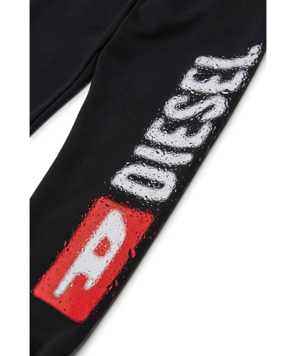 Спортивные штаны для детей Diesel PANTLI, хлопок/полиэстер, чёрный — фото 4