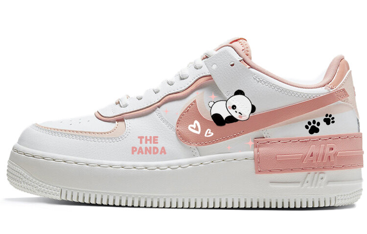 

Кроссовки Nike Air Force 1 Skateboard Shoes Women's Low-Top Pink/White, Розовый, Кроссовки Nike Air Force 1 Skateboard Shoes Women's Low-Top Pink/White