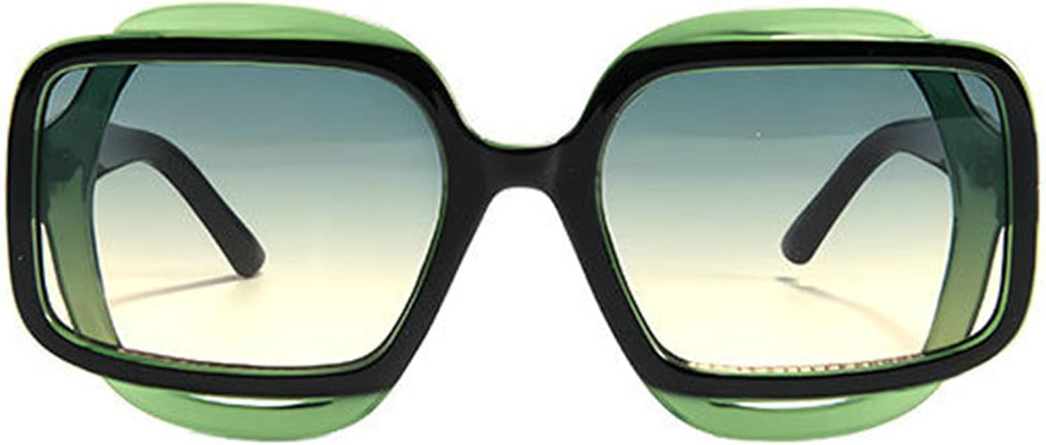 

Хелена Винтажные большие квадратные модные солнцезащитные очки для женщин в стиле панк Роскошные солнцезащитные очки для женщин с градиентным переходом цвета helena, C4