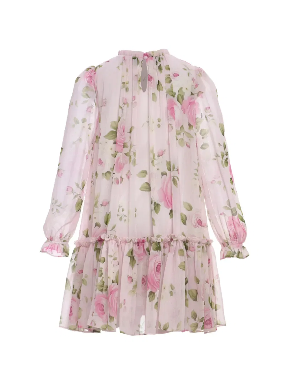 Платье с оборками и цветочным принтом Dress & Fleur, розовый — фото 2