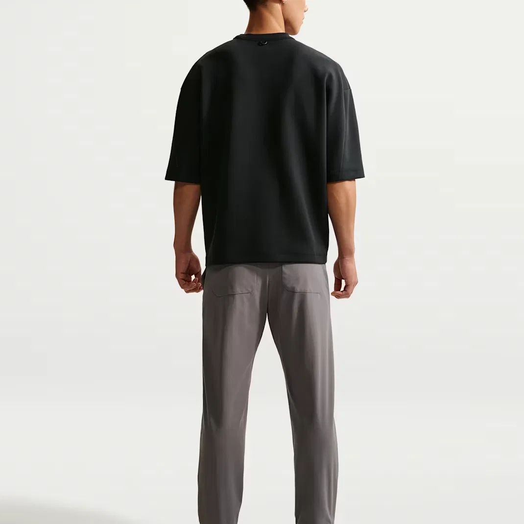 Футболка Dri Fit Quick Dry мужская Nike, Black/Black/Dark Smoke Gray — фото 4