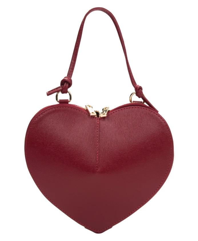 

Женская красная кожаная сумка в форме сердца er00117421 Estro, красный