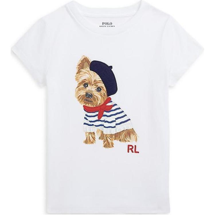 Футболка белая детская Polo Ralph Lauren — фото 2