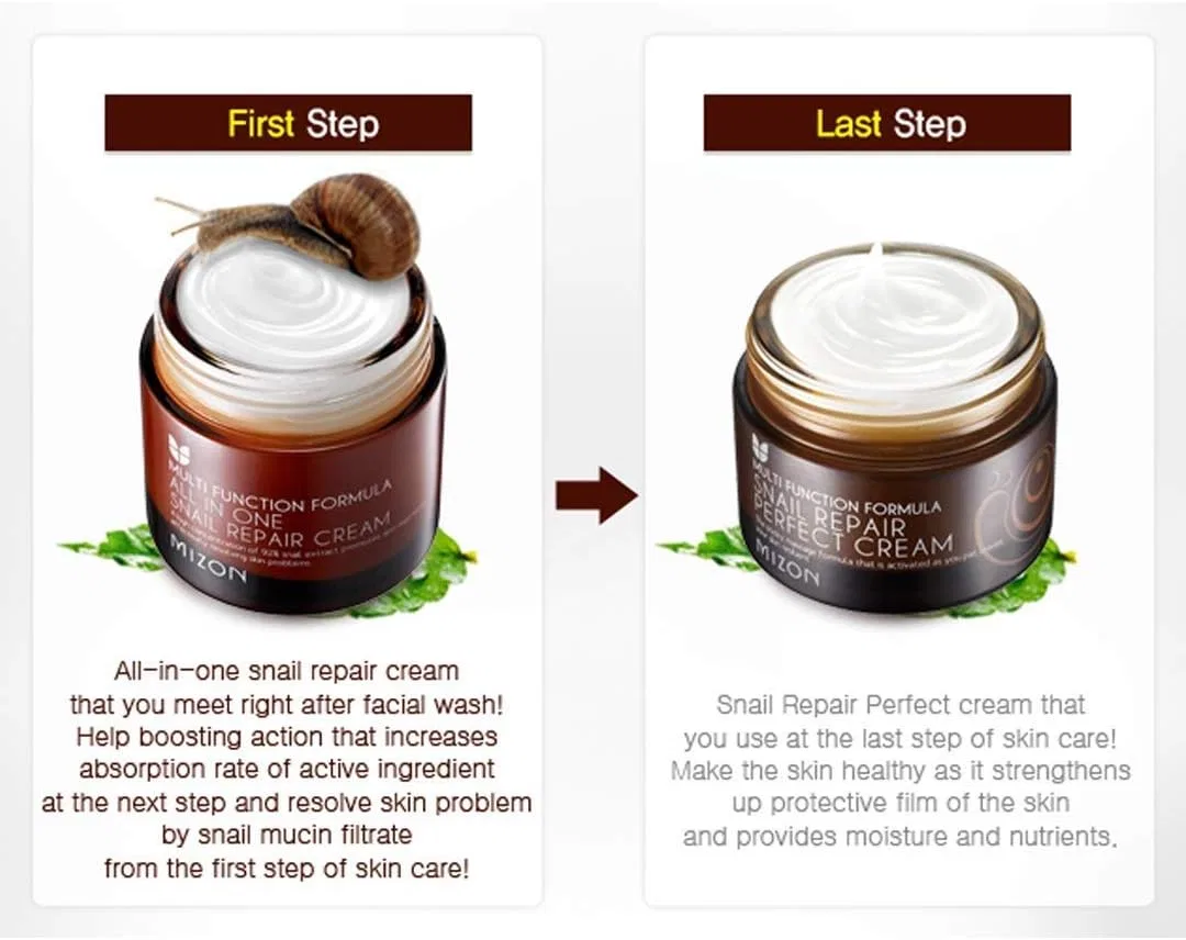 Крем для лица Mizon — Дневной Snail Repair Perfect Cream, 50 мл — фото 4