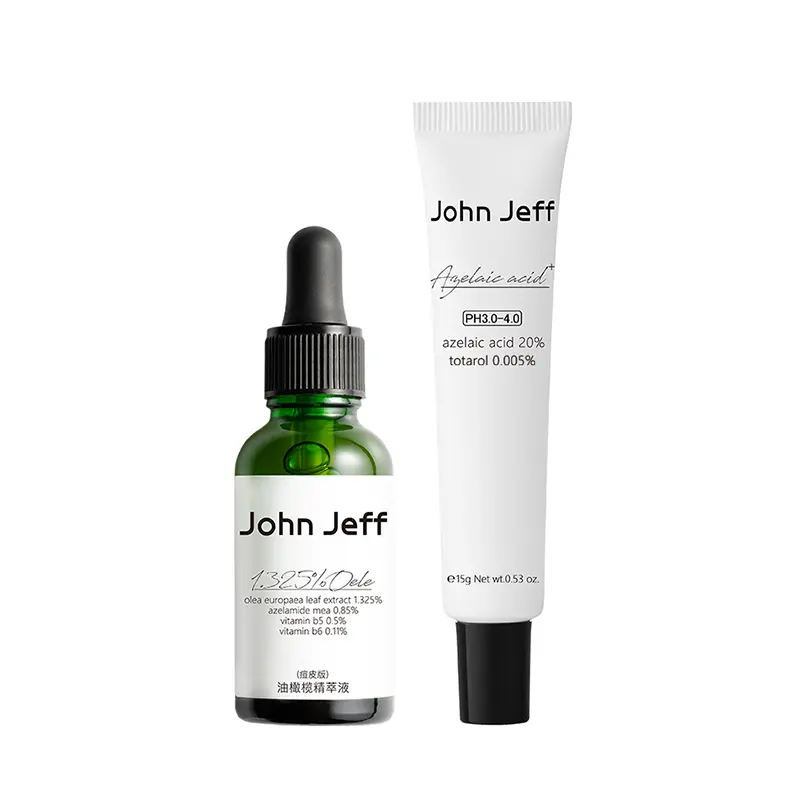 JOHN JEFF JohnJeff Olive Acid набор для ухода за жирной и проблемной кожей, склонной к акне, 2 предмета — фото 4