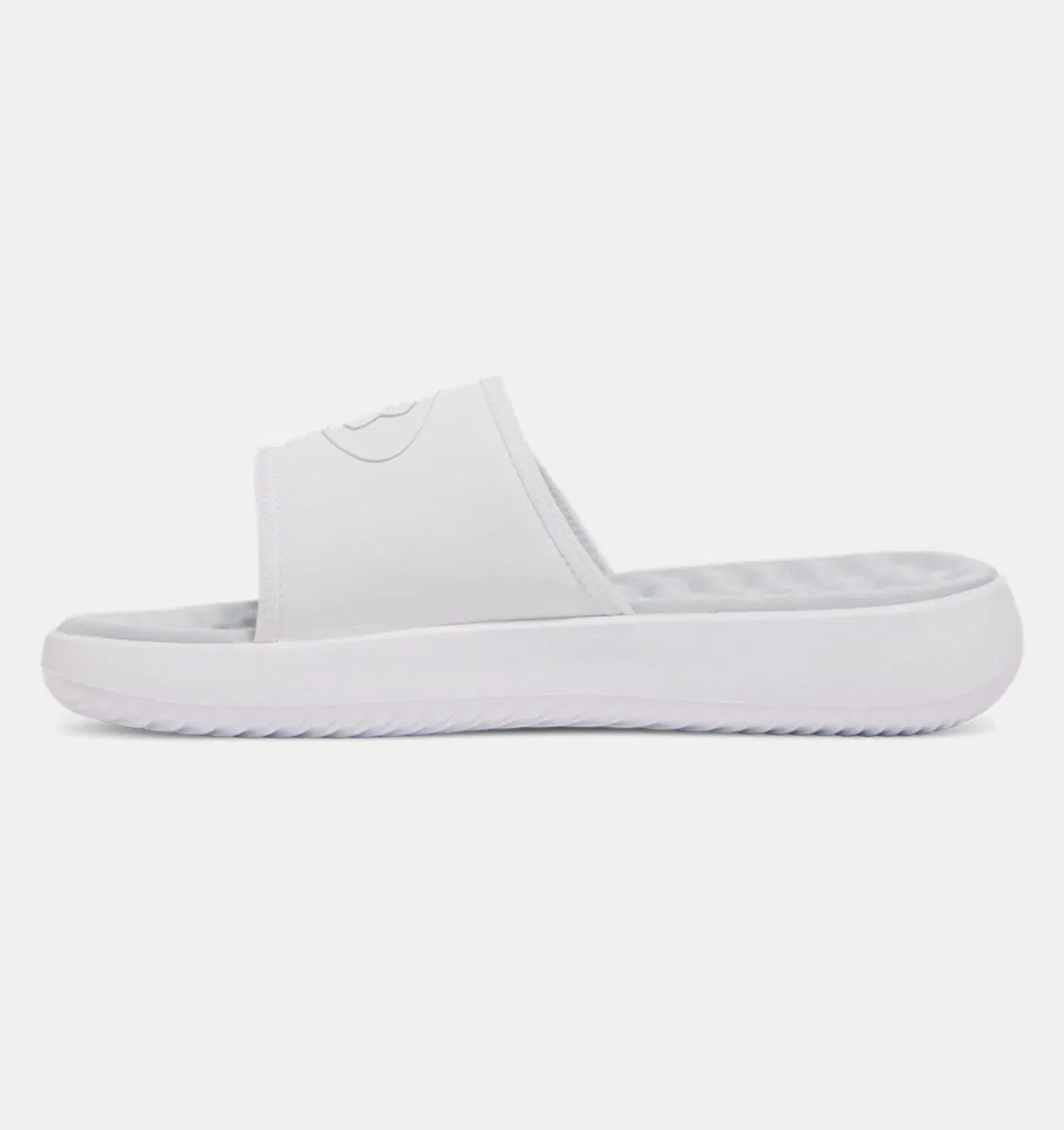 Мужские сандалии Under Armour Ignite Pro 8 6000337-1, белые, без шнурков, модель JAX989 — фото 3
