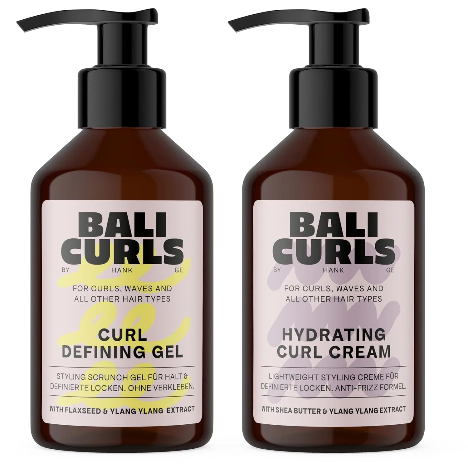 Набор для формирования локонов «Bali Curls Curl Defining Set» Bali Curls By Hank Ge