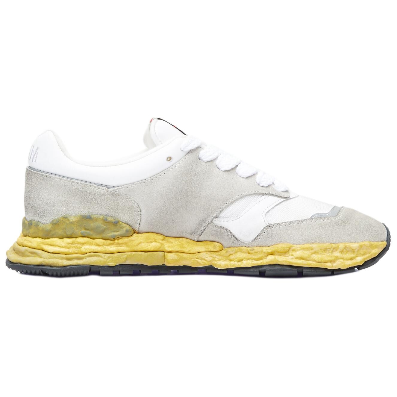 Кроссовки Maison MIHARA YASUHIRO George Panelled-design Sneakers, белый — фото 2