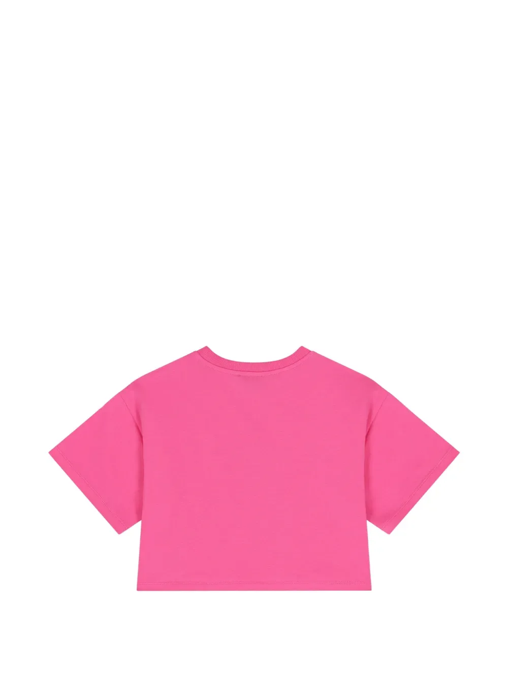 Комплект шорт с логотипом в виде медведя Moschino Kids, розовый — фото 4