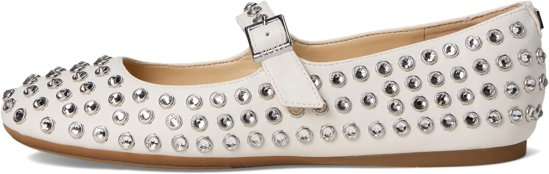 Балетки GUESS Kalidal, White Faux Leather — фото 4