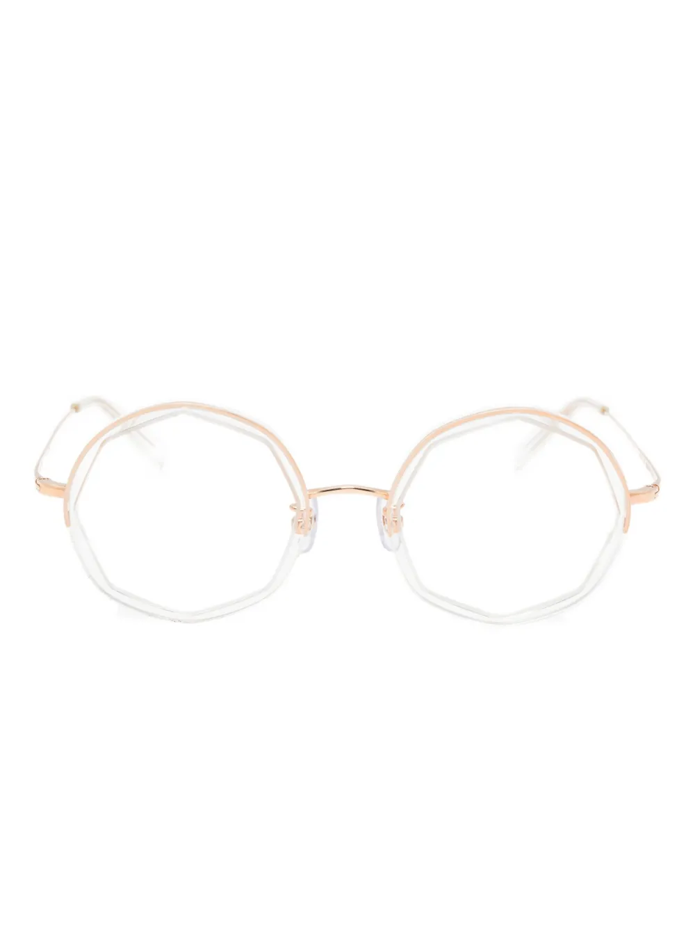 

Очки в круглой оправе Megane and Me, золотой