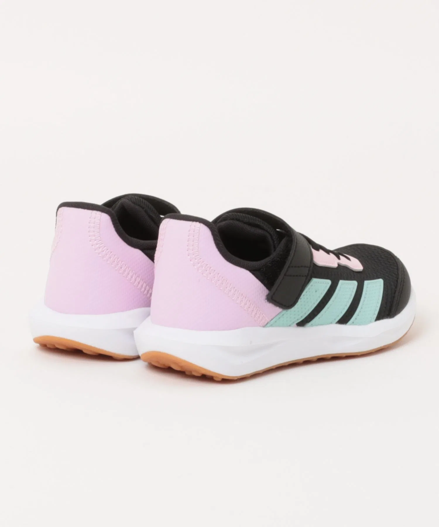 Детские кроссовки adidas FAITO EL K спортивные, лёгкие, для бега чёрные — фото 2