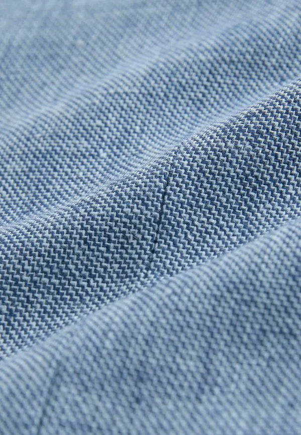 Костюм прямого кроя из комбинированной ткани без рукавов Next, Blue — фото 4