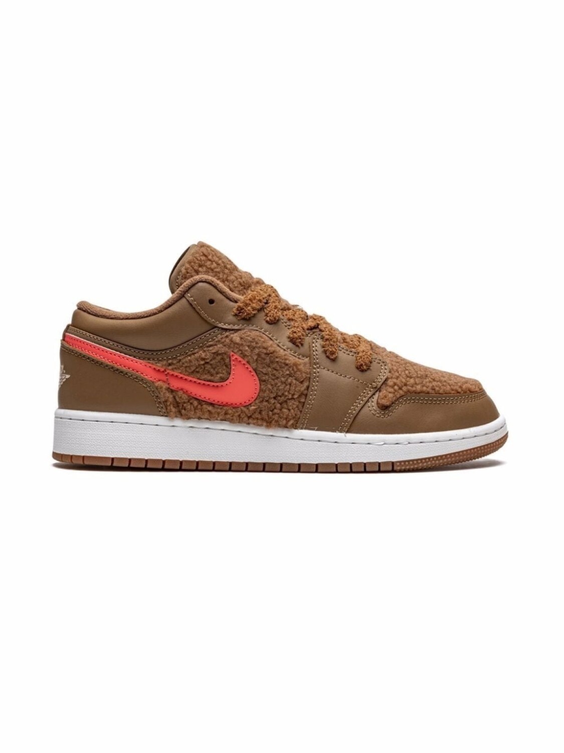 Кроссовки Jordan 1 Low UTL Teddy Bear Jordan Kids, коричневый — фото 2