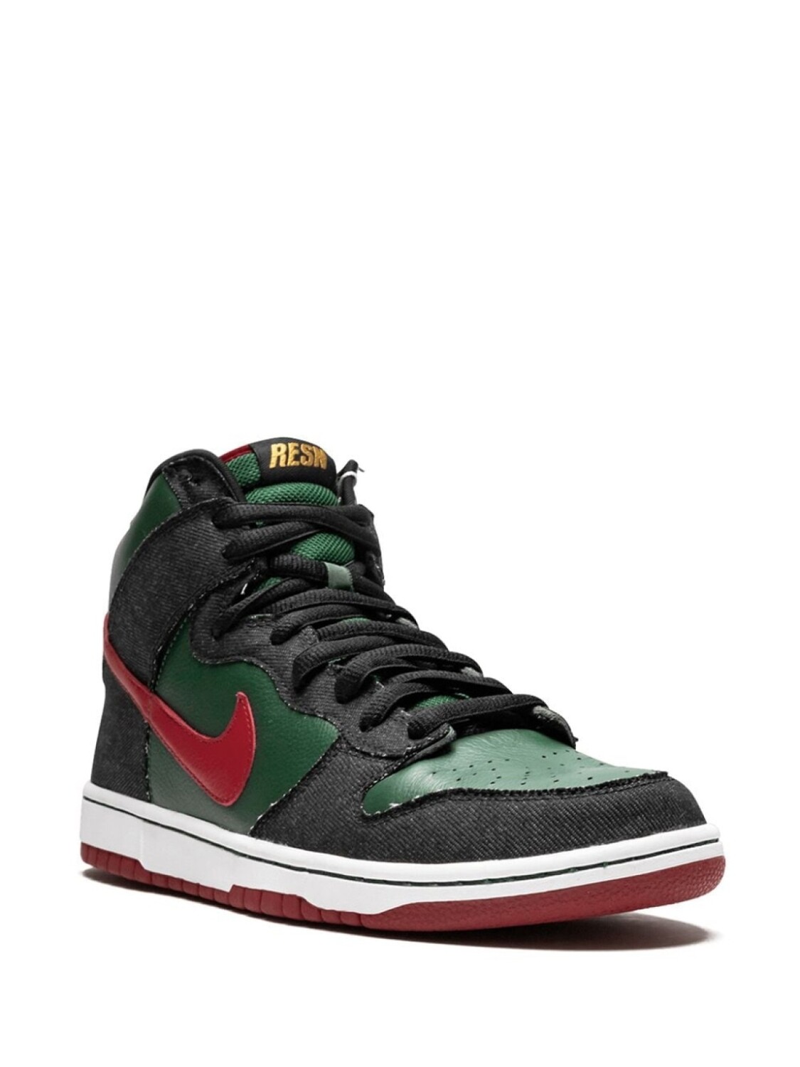 Кроссовки Dunk High Premium SB Nike, зеленый — фото 2
