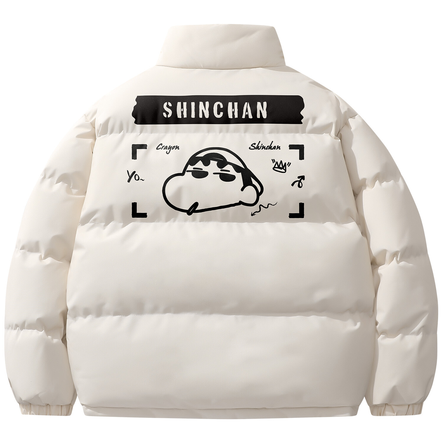 

Стеганая куртка унисекс Crayon Shinchan/Crayon Shinchan, Армейский Зеленый