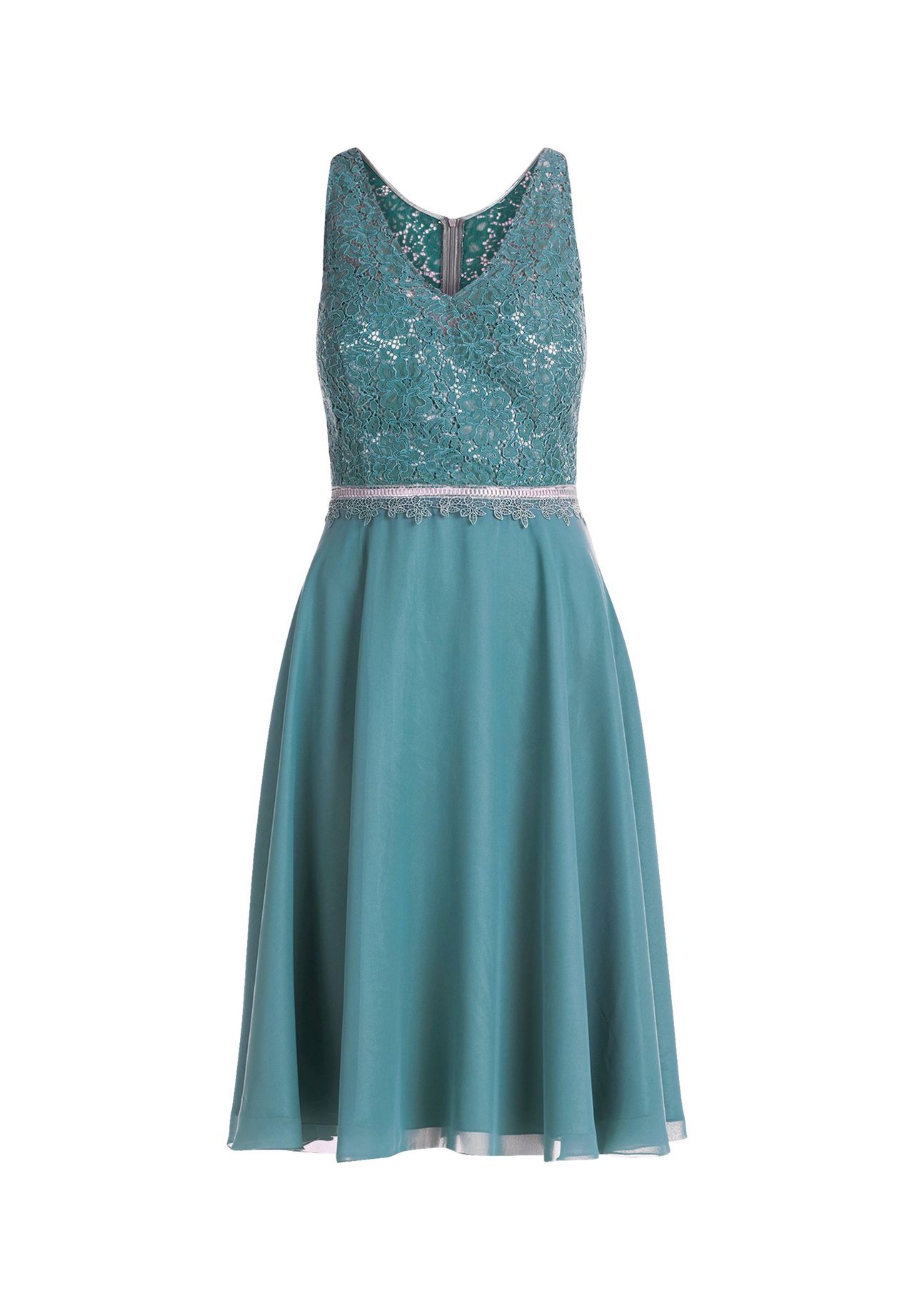 

Коктейльное платье с кружевом Vera Mont, цвет Eucalyptus Green