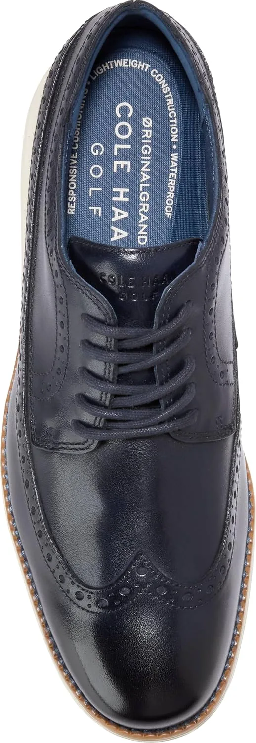 Мужские оксфорды Cole Haan Original Grand Wingtip для гольфа, слоновая кость — фото 3