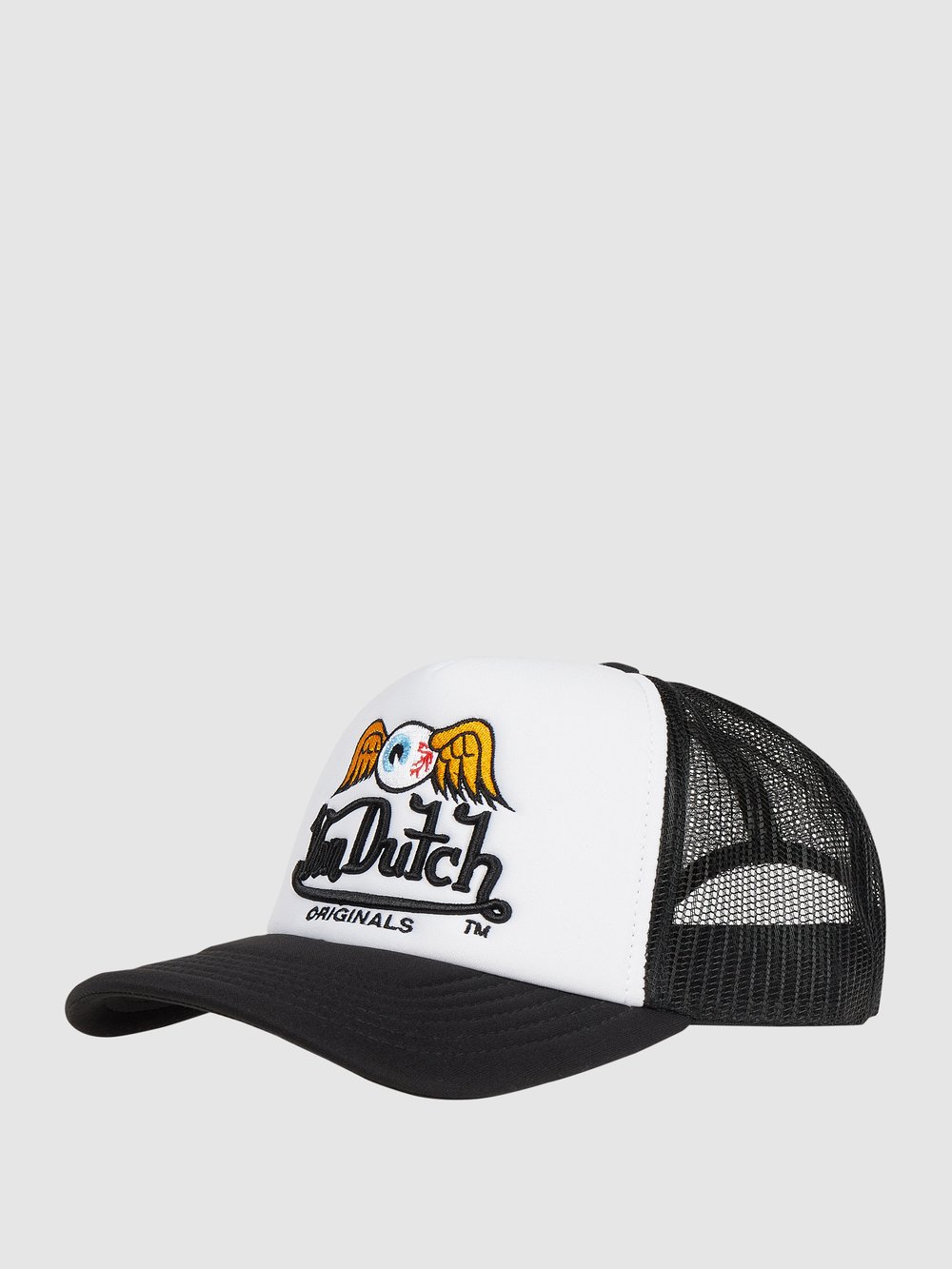 

Кепка с вышитым логотипом Von Dutch, черный