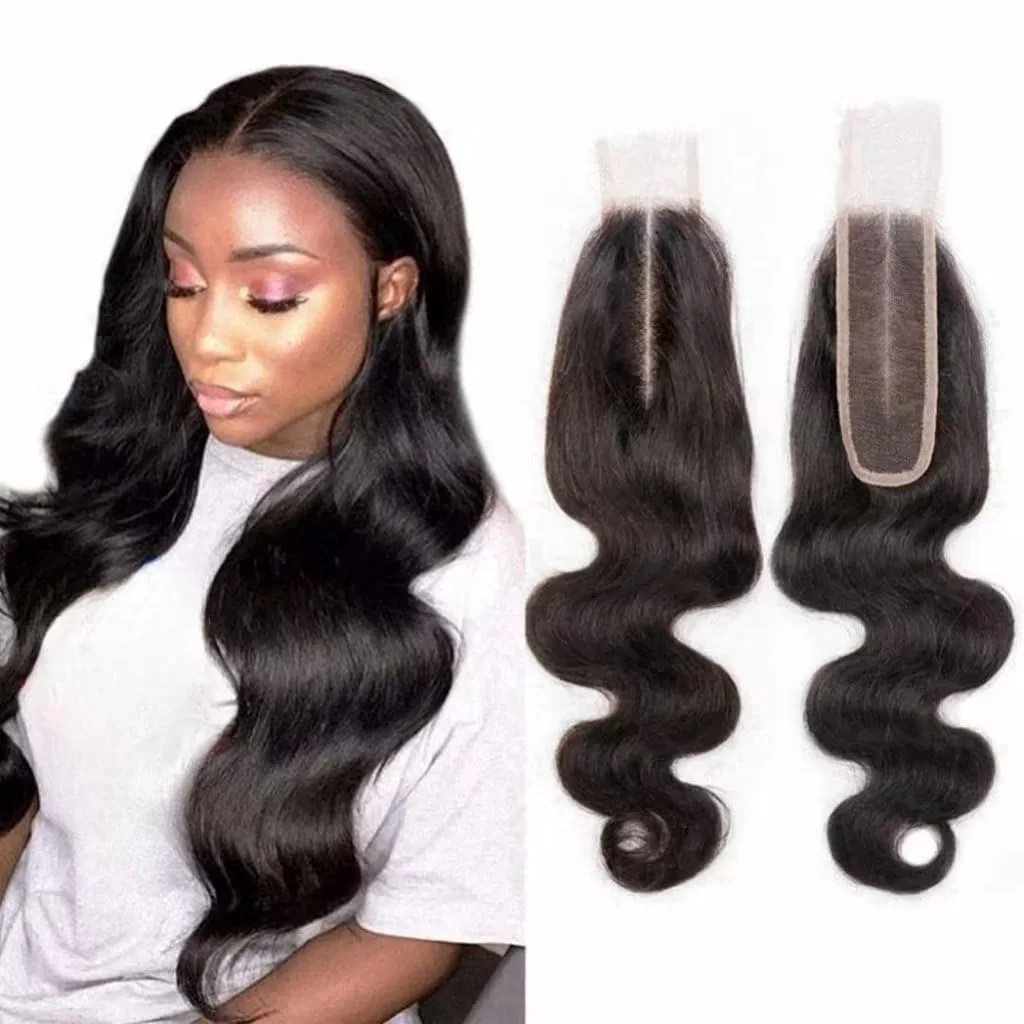 Накладные волосы 2x6 HD Braid Closure Body Wave от Unprocessed Message Myouan, 2X6 Closure