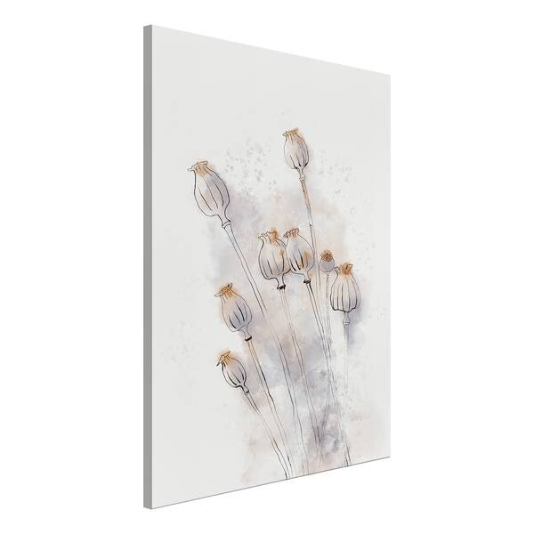 

Фреска Artgeist Peaceful Poppies, серый
