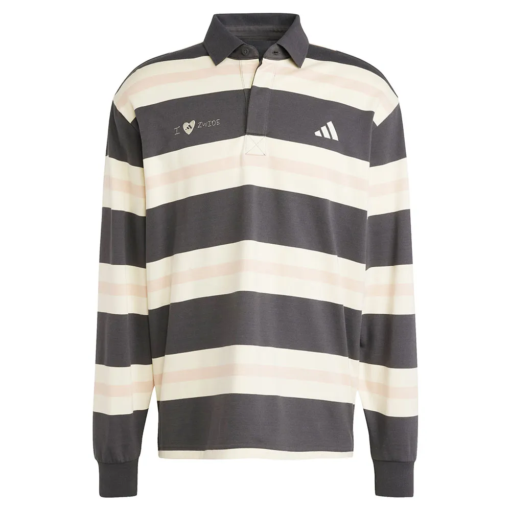 Толстовка adidas X Rise Rugby Jersey, бежевый — фото 3