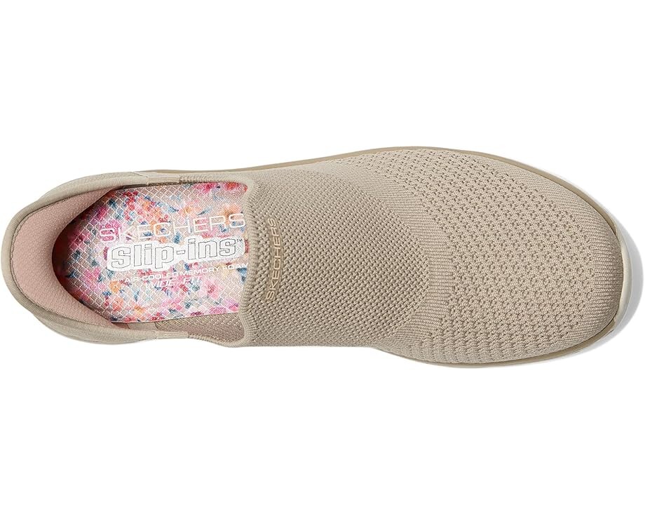Кроссовки SKECHERS Virtue Sleek Hands Free Slip-INS, серо-коричневый — фото 2