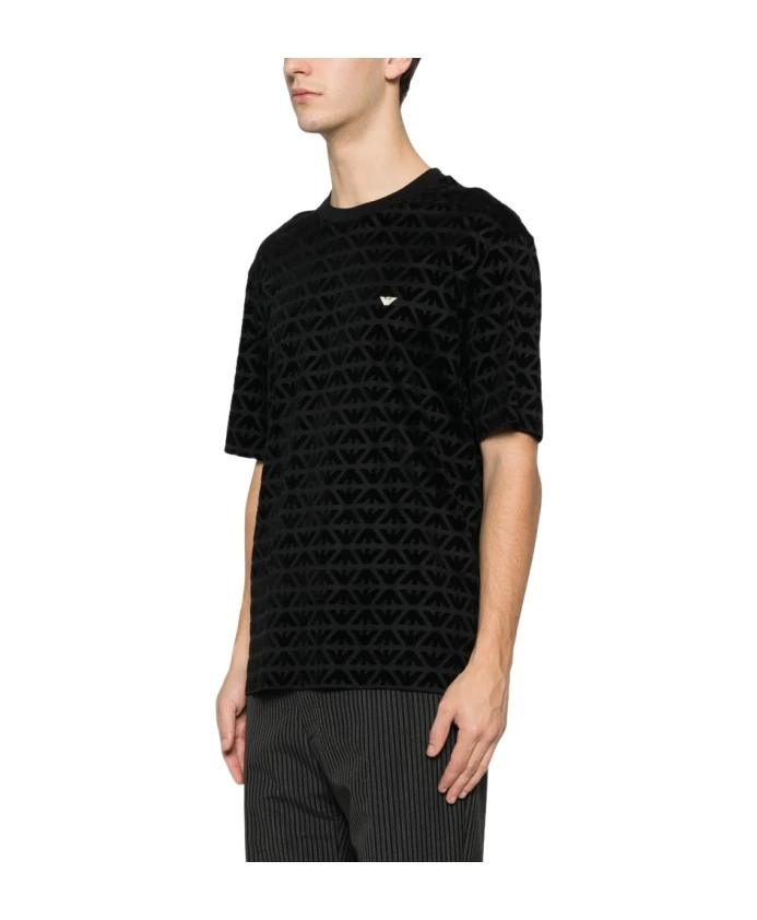 

Футболка стандартного кроя Emporio Armani, черный