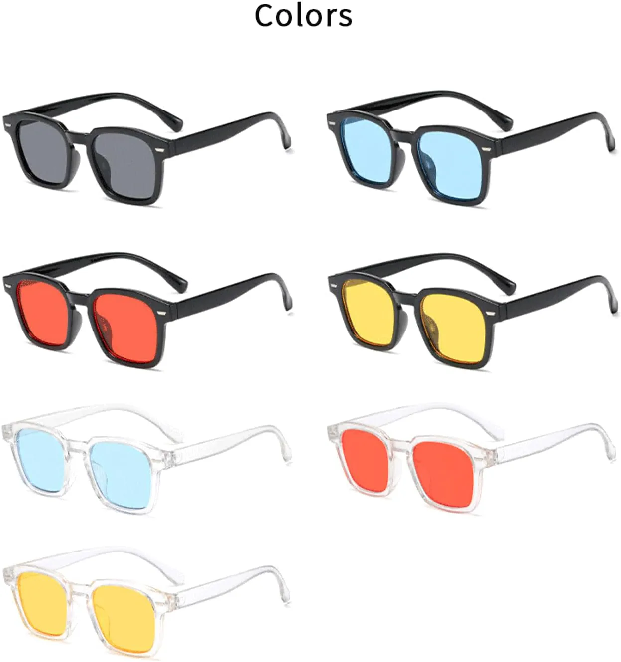 

Солнцезащитные очки с защитой UV400 | Компактная и легкая оправа | Для женщин и мужчин | Для занятий спортом на открытом воздухе и вождения DSVIGF, Black Blue