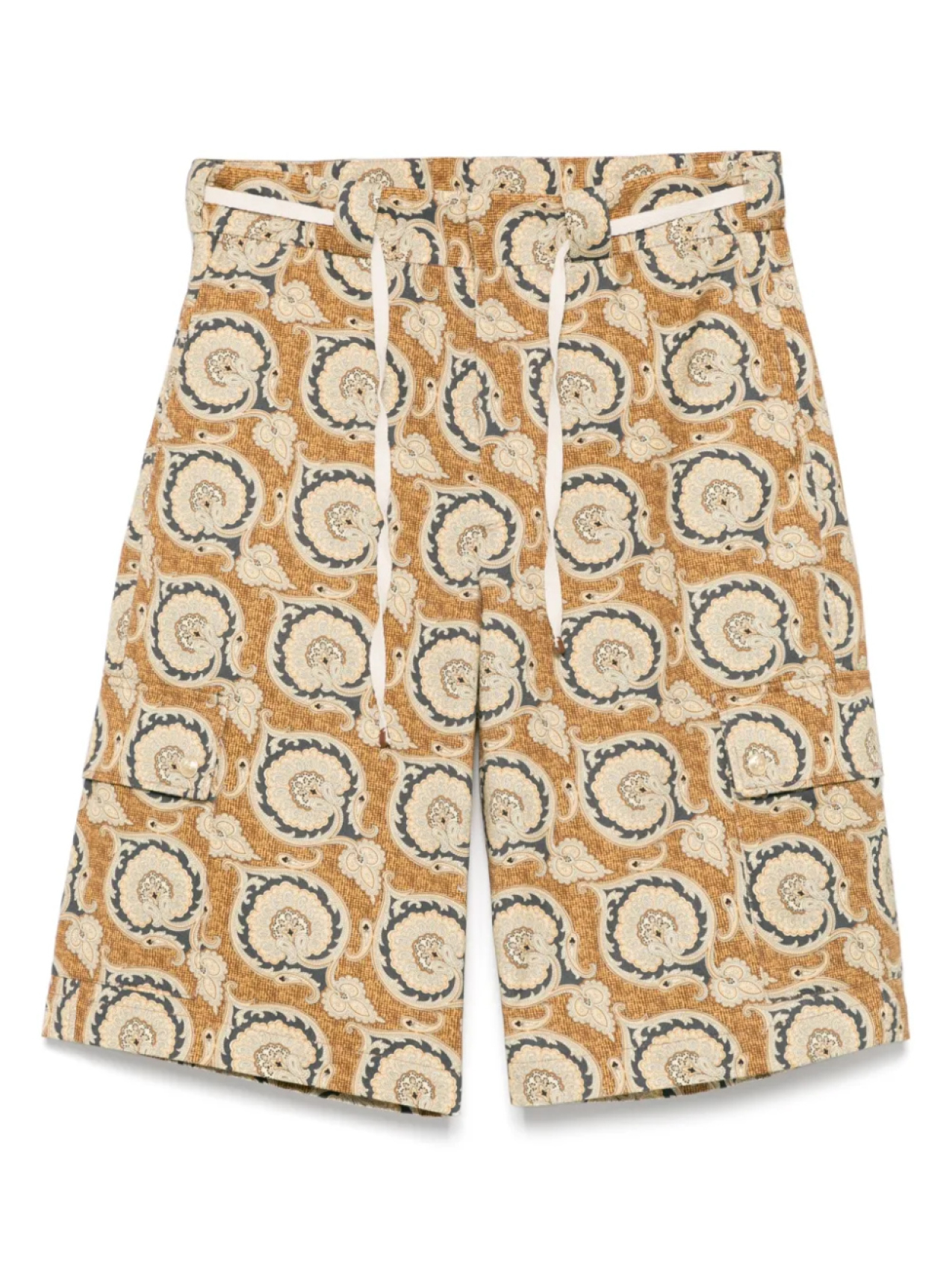 

Шорты Le Short Workwear с узором «Пейсли» Drôle De Monsieur, желтый