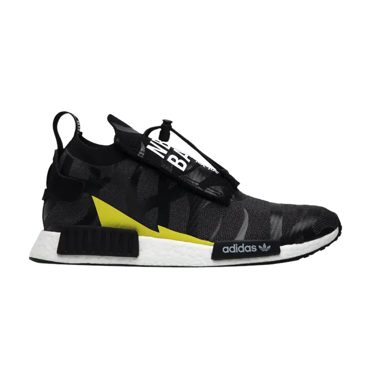 

Кроссовки Adidas BAPE x Neighborhood x NMD_TS1 PK, черный