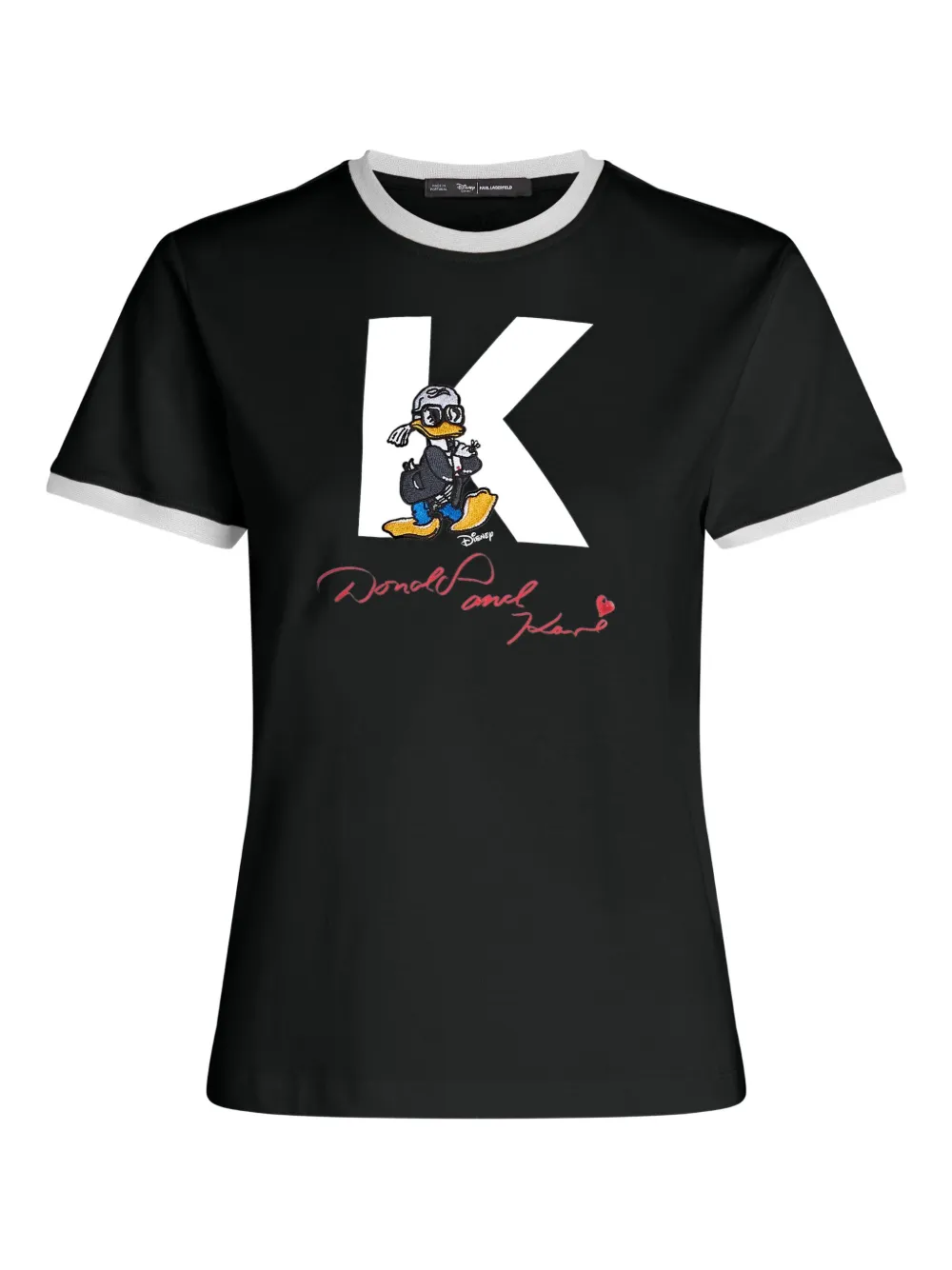 

Футболка из органического хлопка из коллаборации с Disney KARL LAGERFELD, черный