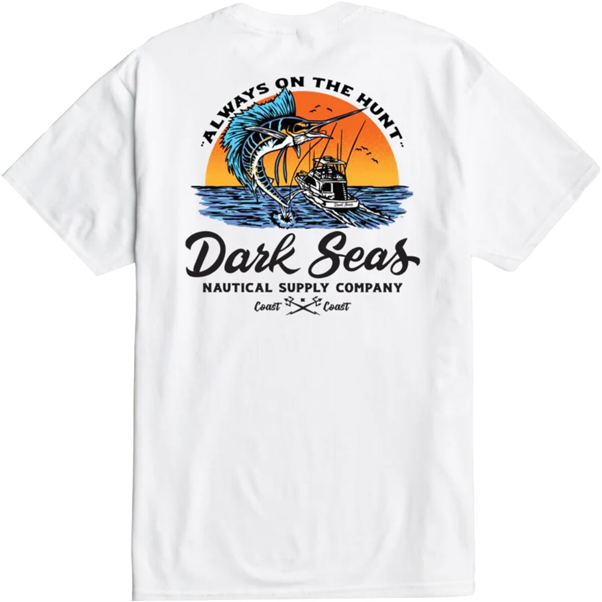 

Открытый океан карманная футболка Dark Seas, белый