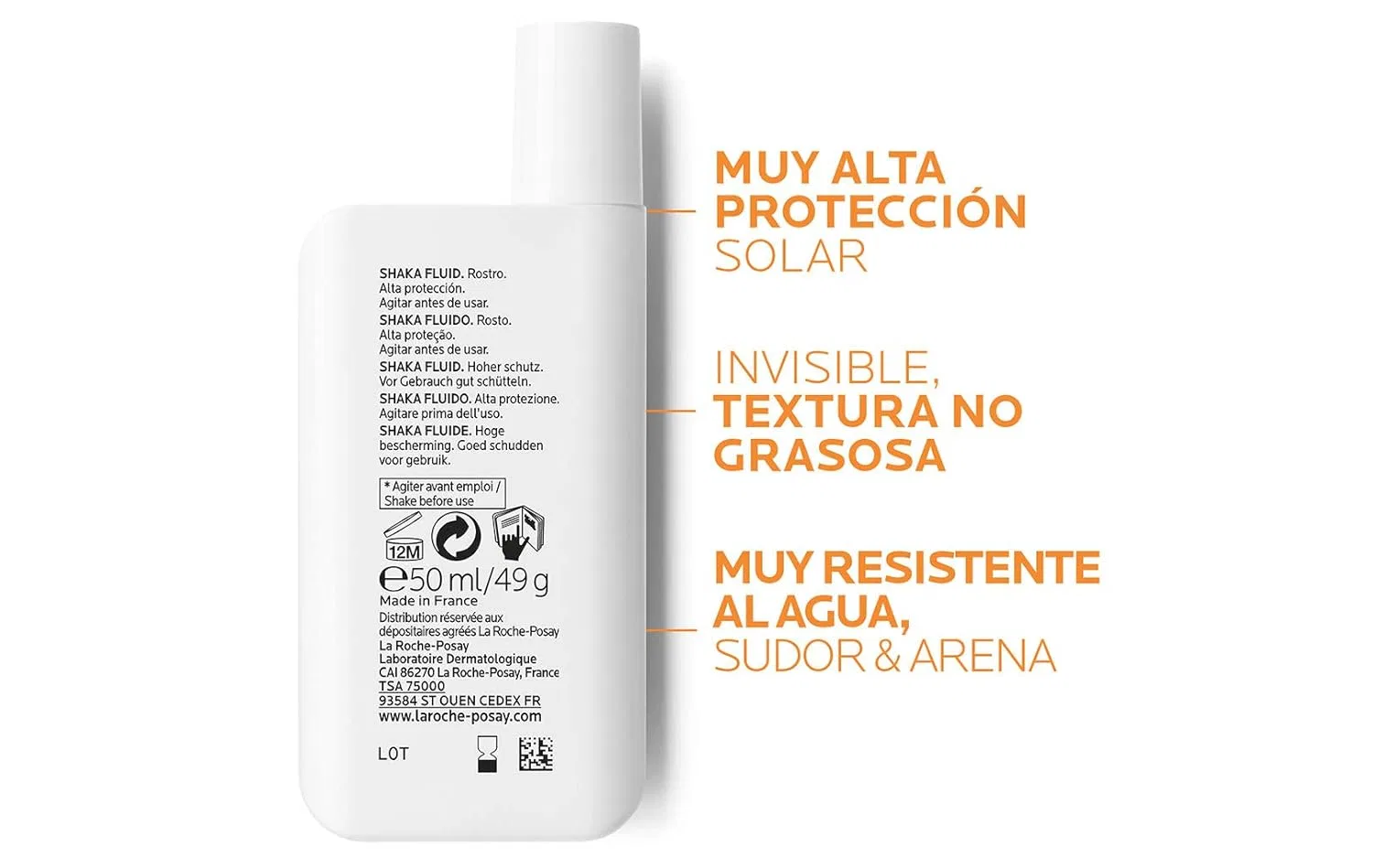 Солнцезащитный флюид «Anthelios Shaka Fluido Solare SPF50+» от La Roche-Posay La Roche-Posay — фото 4