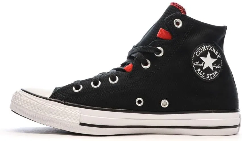 Кроссовки Converse Chuck Taylor All Star, черно-красно-белые