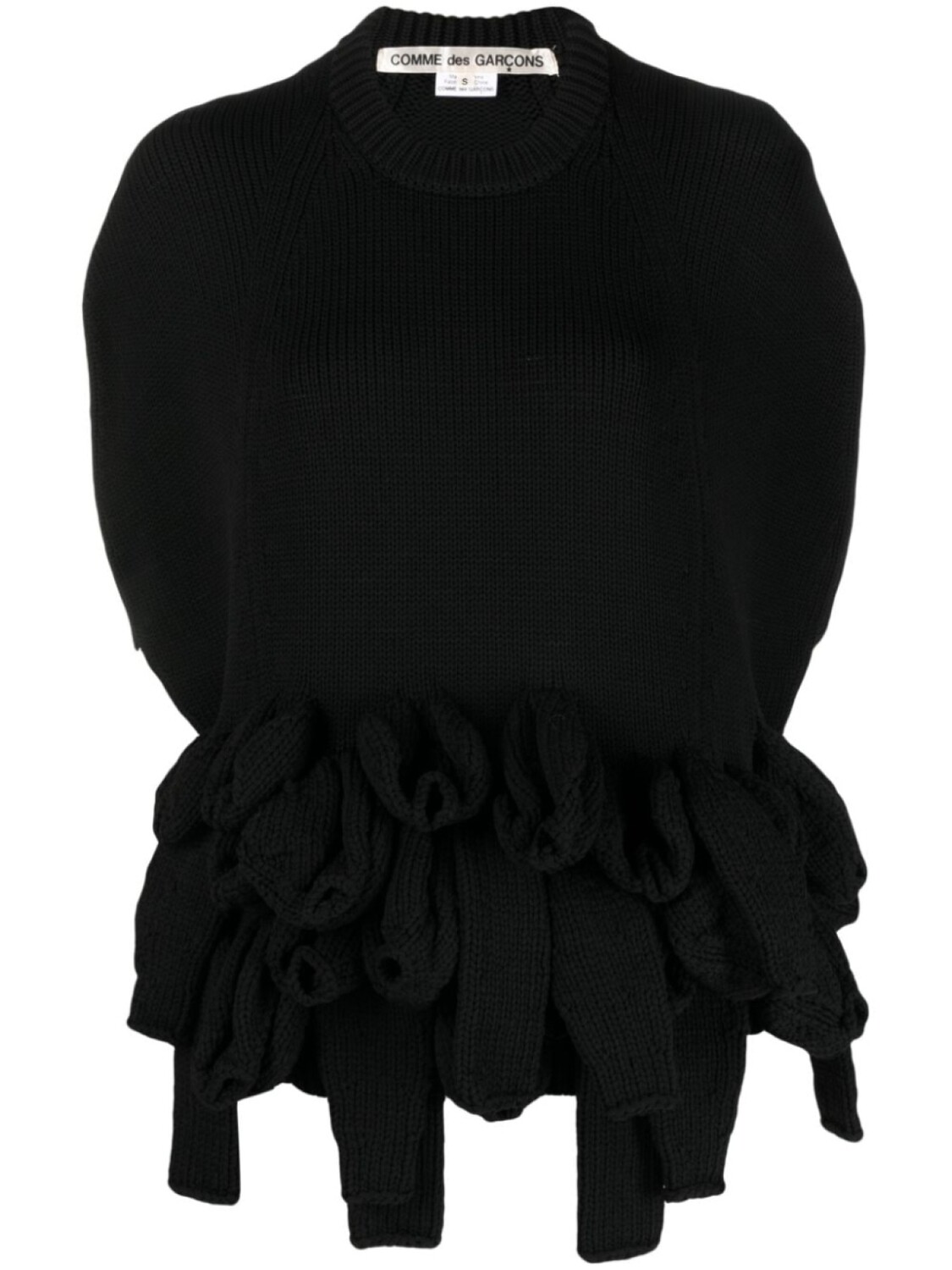 

Comme Des Garçons джемпер с круглым вырезом, черный