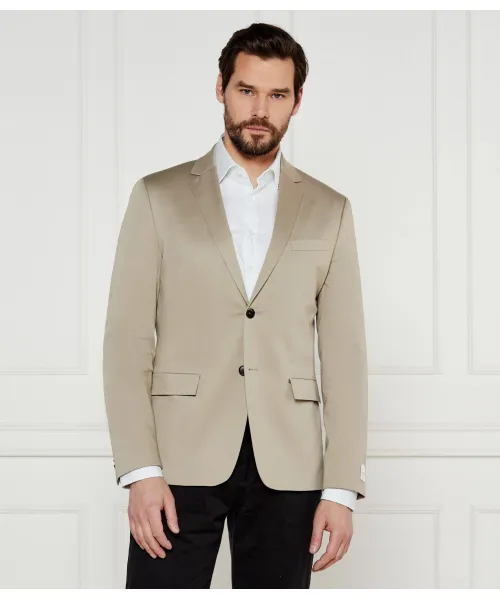 

Элегантный жакет Slim fit Calvin Klein, бежевый